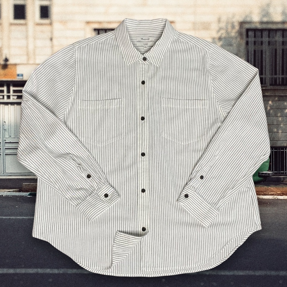 Madewell Classic Fit Long Sleeve Shirt